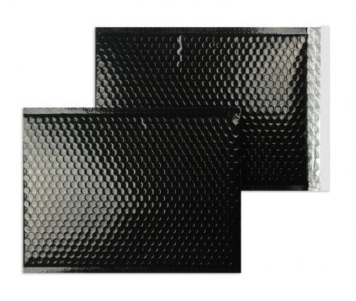 Luftpolstertaschen schwarz glänzend - 200 x 250 mm - 10 Stück
