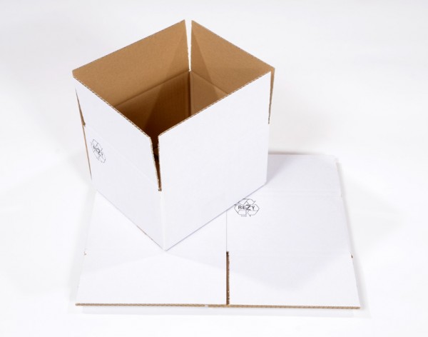 Faltkiste 340 x 270 x 170 mm WEISS - Hermes M-Paket/DHL-Paket