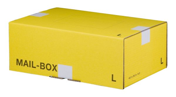 Mail-Box 395 x 248 x 141 mm - Größe "L" gelb