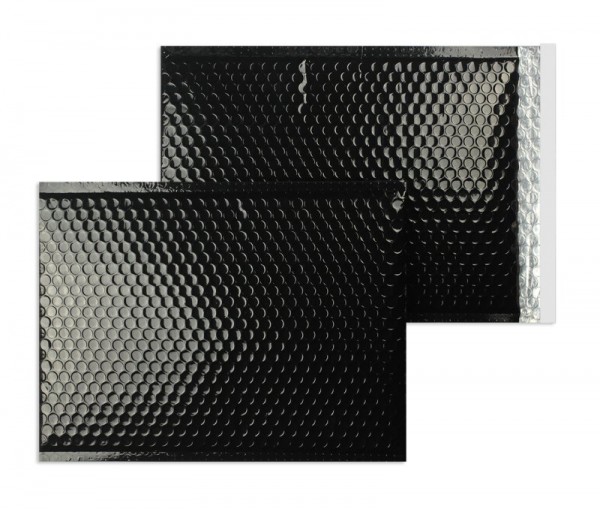 Luftpolstertaschen schwarz glänzend - 340 x 460 mm - 10 Stück