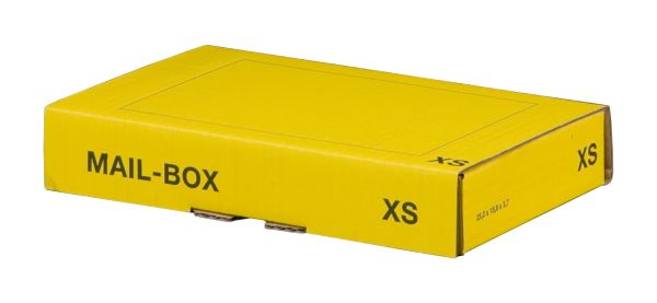 Mail-Box 244 x 145 x 38 mm - Größe "XS" gelb