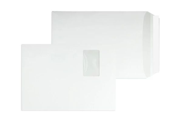Briefumschläge mit Fenster 229 x 324 mm (DIN C4) - 250 Stück