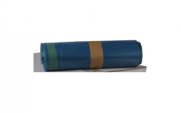 LDPE Zugbandsäcke 700x1000, blau - 250 Stück