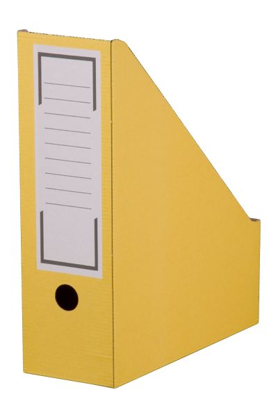 Archiv-Stehsammler offen Breite 100 mm, gelb