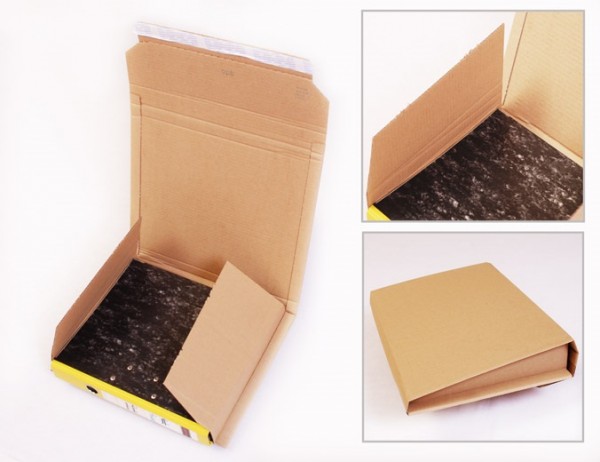 Ordnerverpackung braun DIN A 4 - Rückenhöhe 35 bis 80 mm