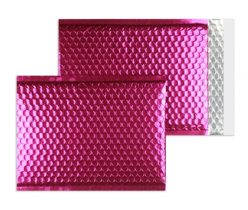 Luftpolstertaschen rosa glänzend - 340 x 460 mm - 10 Stück