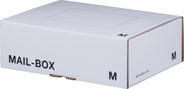 Mail-Box 331 x 241 x 104 mm - Größe "M" weiß