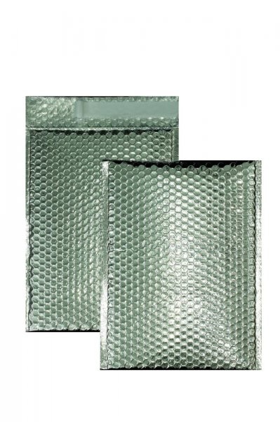 Luftpolstertaschen silber glänzend - 200 x 250 mm - 10 Stück