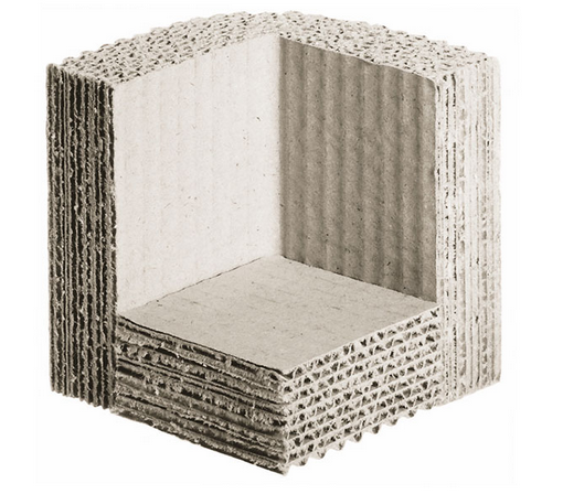 Wellpapp-Eckenpolster 70 x 70 x 65 mm