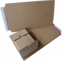 20 Kartons Versandverpackungen Wickelverpackung selbstklebend braun B4 685617 