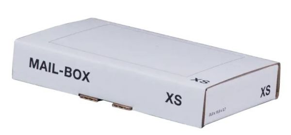 Mail-Box 244 x 145 x 38 mm - Größe "XS" weiß