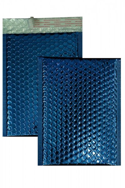 Luftpolstertaschen blau glänzend - 200 x 250 mm - 10 Stück