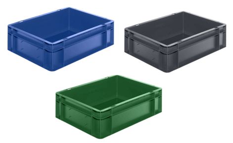 Euro-Stapelbehälter 400 x 300 x 120 mm Wände und Boden geschlossen
