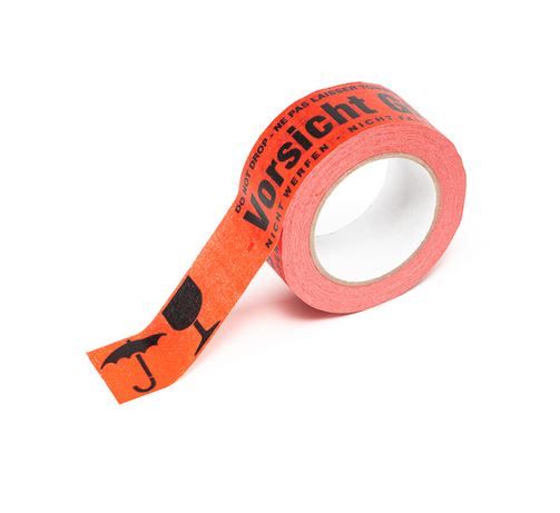 Papierklebeband "Vorsicht Glas" 50 mm x 50 lfm.