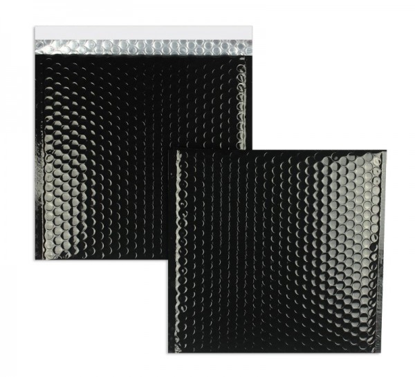 Luftpolstertaschen schwarz glänzend 170 x 185 mm - 10 Stück