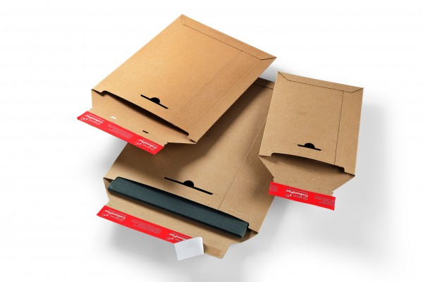 CP014.05 Versandtasche Vollpappe 265 x 350 mm Außenmaß