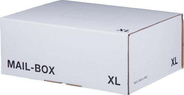 Mail-Box 460 x 333 x 174 mm - Größe &quot;XL&quot; weiß