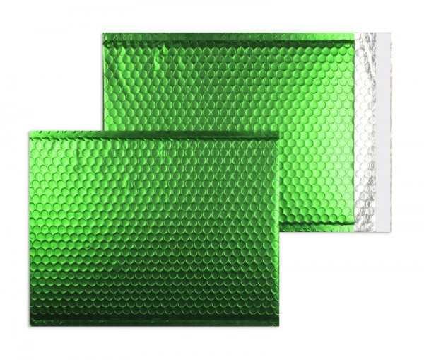 Luftpolstertaschen grün matt - 200 x 250 mm - 10 Stück